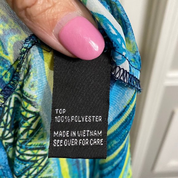 S By & By Multi Colored Hi-Lo Top - Picture 6 of 7